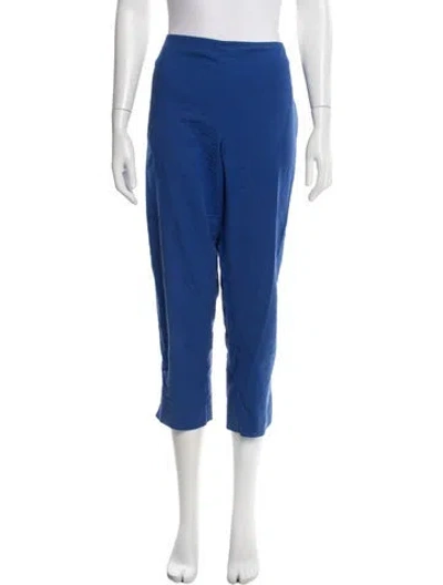 Pre-owned St John Straight Leg Pants In Blue
