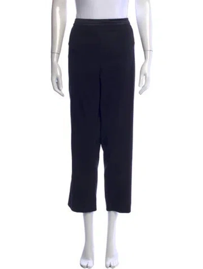 Pre-owned St John Straight Leg Pants In Blue