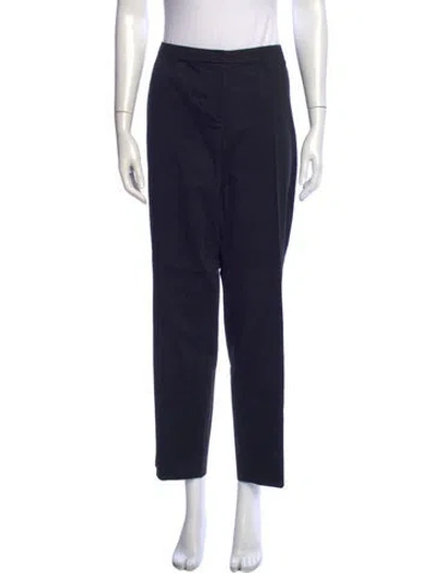 Pre-owned St John Straight Leg Pants In Blue