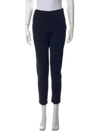 Pre-owned St John Straight Leg Pants In Blue