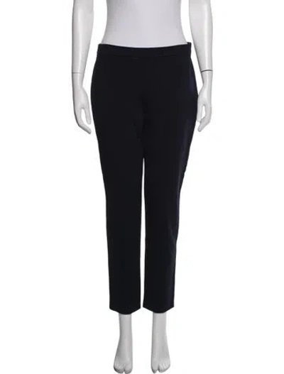 Pre-owned St John Straight Leg Pants In Blue