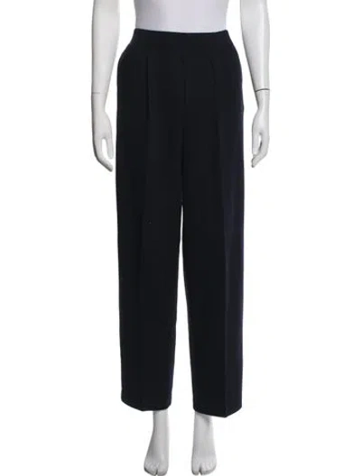 Pre-owned St John Straight Leg Pants In Blue
