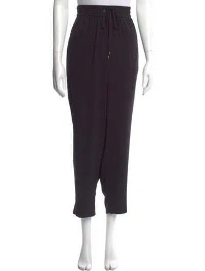Pre-owned St John Straight Leg Pants In Brown
