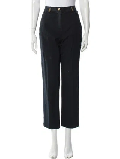 Pre-owned St John Straight Leg Pants In Gray