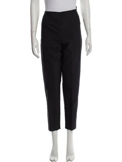 Pre-owned St John Straight Leg Pants In Gray