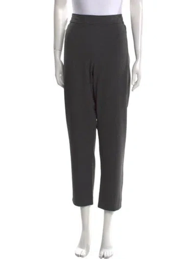 Pre-owned St John Straight Leg Pants In Gray