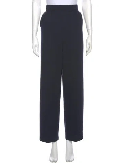 Pre-owned St John Straight Leg Pants In Gray