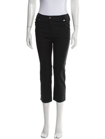 Pre-owned St John Straight Leg Pants In Gray