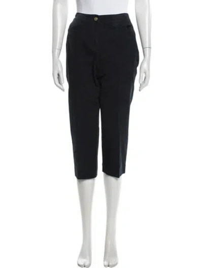 Pre-owned St John Straight Leg Pants In Gray