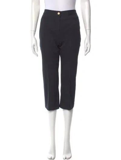 Pre-owned St John Straight Leg Pants In Gray