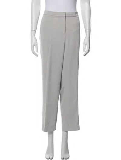Pre-owned St John Straight Leg Pants In Gray