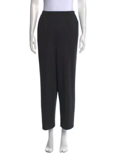 Pre-owned St John Straight Leg Pants In Gray