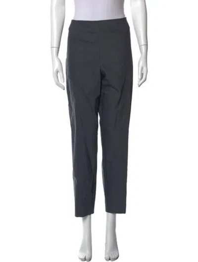 Pre-owned St John Straight Leg Pants In Grey