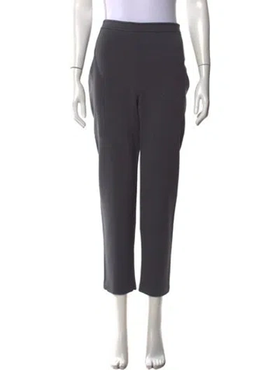 Pre-owned St John Straight Leg Pants In Grey