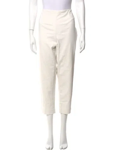 Pre-owned St John Straight Leg Pants In Neutral