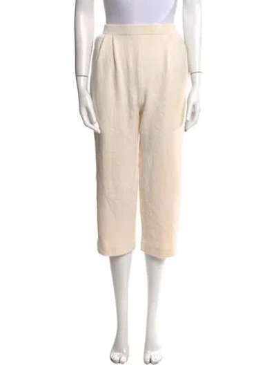 Pre-owned St John Straight Leg Pants In Neutral
