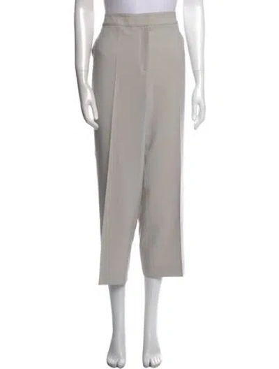 Pre-owned St John Straight Leg Pants In Neutral