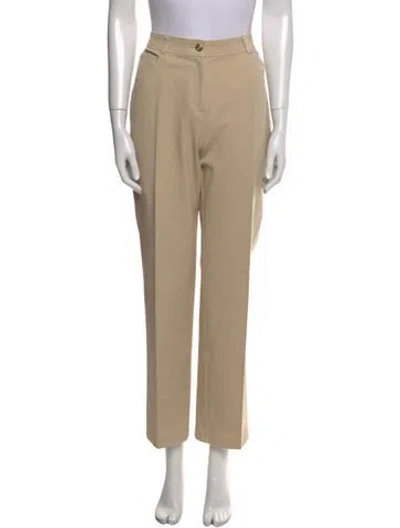 Pre-owned St John Straight Leg Pants In Neutral