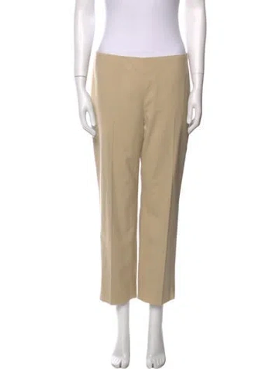 Pre-owned St John Straight Leg Pants In Neutral