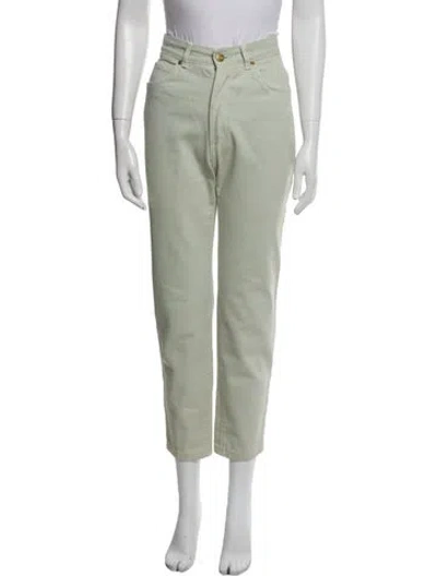Pre-owned St John Straight Leg Pants In Neutral