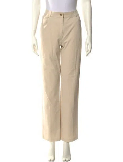 Pre-owned St John Straight Leg Pants In Neutral