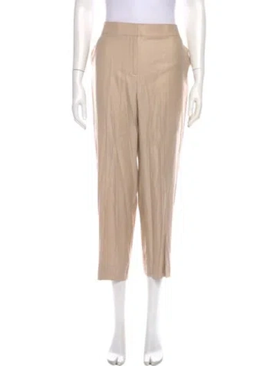 Pre-owned St John Straight Leg Pants In Neutral