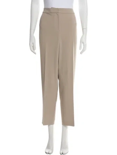 Pre-owned St John Straight Leg Pants In Neutral