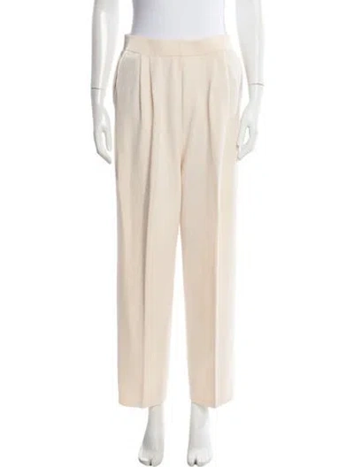 Pre-owned St John Straight Leg Pants In Neutral