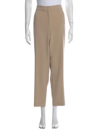 Pre-owned St John Straight Leg Pants In Neutral