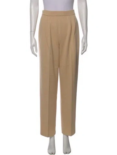 Pre-owned St John Straight Leg Pants In Neutral