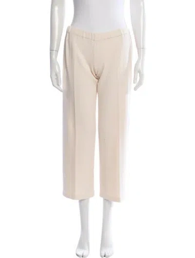 Pre-owned St John Straight Leg Pants In Neutral