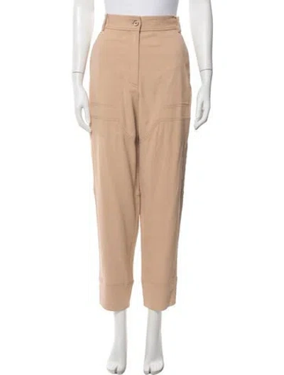 Pre-owned St John Straight Leg Pants In Neutral