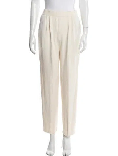 Pre-owned St John Straight Leg Pants In Neutral