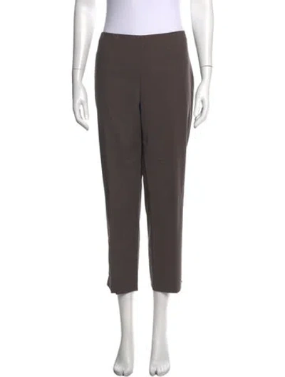 Pre-owned St John Straight Leg Pants In Neutral