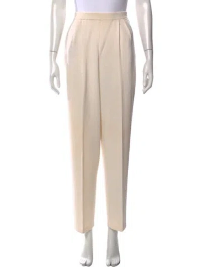Pre-owned St John Straight Leg Pants In Neutral