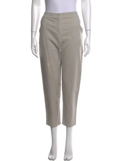 Pre-owned St John Straight Leg Pants In Neutrals
