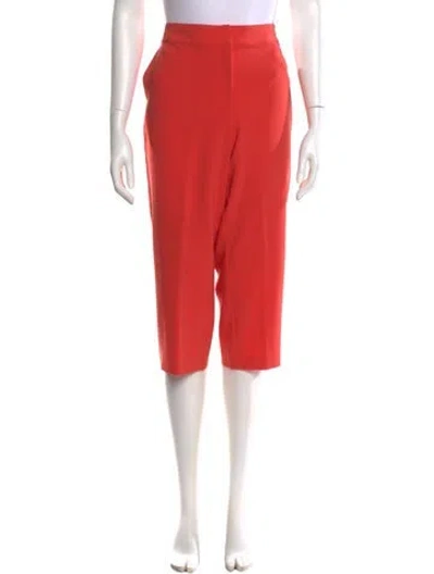 Pre-owned St John Straight Leg Pants In Orange