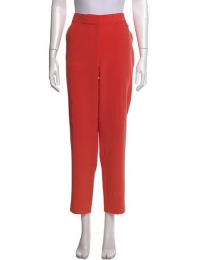 Pre-owned St John Straight Leg Pants In Orange