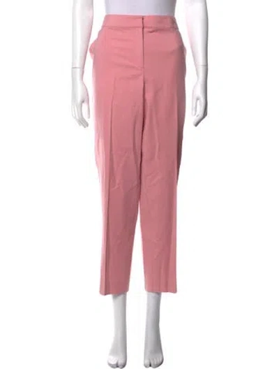 Pre-owned St John Straight Leg Pants In Pink
