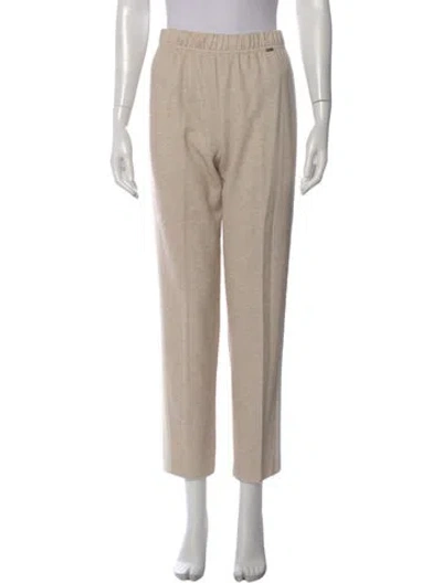 Pre-owned St John Straight Leg Pants W/ Tags In Neutral