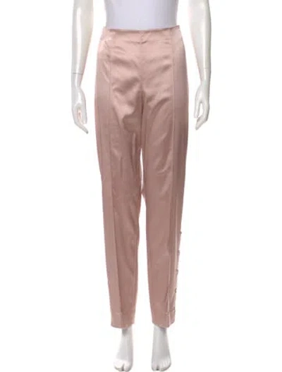 Pre-owned St John Straight Leg Pants W/ Tags In Pink