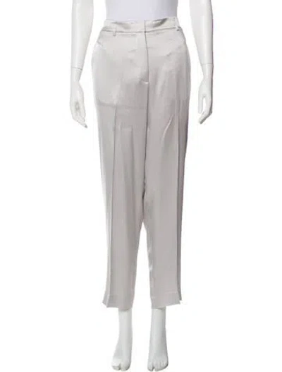 Pre-owned St John Straight Leg Pants W/ Tags In White