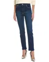 St John St. John Stretch Dark Wash Ankle Jean In Blue