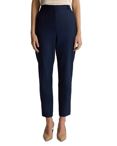 St John Stretch Gabardine Pants In Blue