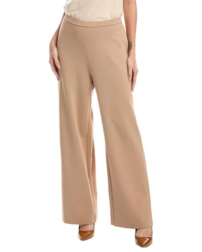 St John St. John Stretch Soft Twill Pant In Brown