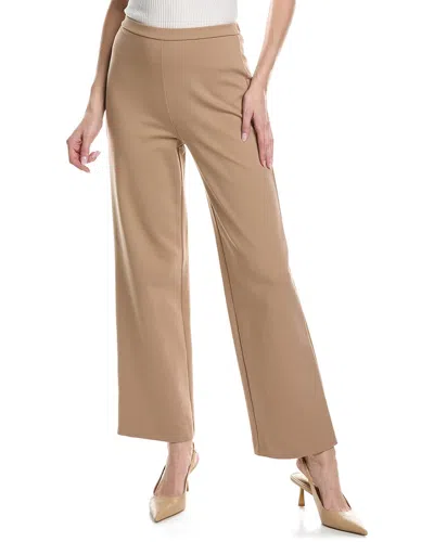 St John St. John Stretch Soft Twill Pant In Beige