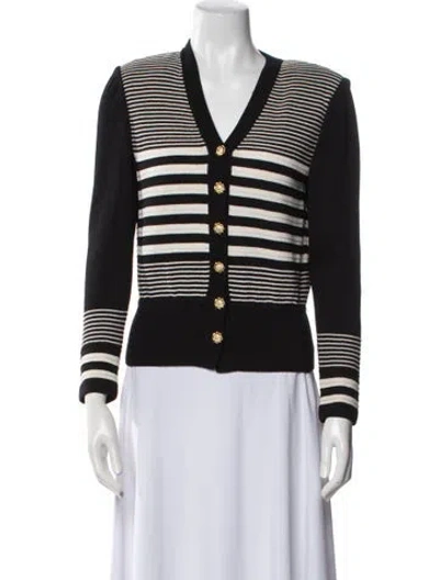 Pre-owned St John Striped Blazer