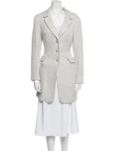 Pre-owned St John Striped Blazer