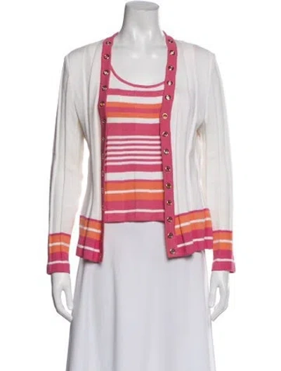 Pre-owned St John Striped Set In Multi