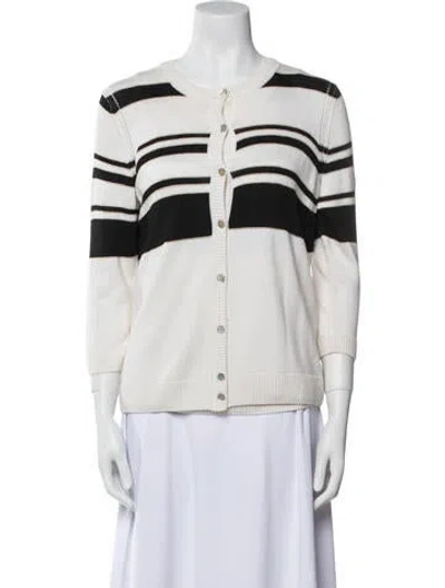 Pre-owned St John Striped Set In Neutral